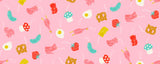 PREORDER Merry Happy- Find The Pickle Melody Pink RS3097 11 by Kimberly Kight for Ruby Star Society- Moda- 1/2 Yard