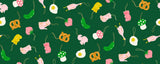 PREORDER Merry Happy- Find The Pickle Metallic Jade RS3097 15M by Kimberly Kight for Ruby Star Society- Moda- 1/2 Yard