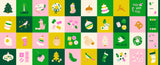 PREORDER Merry Happy Panel Verdant RS3105 12 by Kimberly Kight  for Ruby Star Society- Moda- 1 Yard