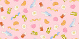 PREORDER Sugar Cone 2 Gummies Cotton Candy RS3109 11 by Kimberly Kight for Ruby Star Society- Moda 1/2 Yard