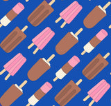 PREORDER Sugar Cone 2 Ice Pops Blue Ribbon RS3110 14 by Kimberly Kight for Ruby Star Society- Moda 1/2 Yard