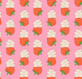 PREORDER Sugar Cone 2 Strawberry Whip Posy RS3112 12 by Kimberly Kight for Ruby Star Society- Moda 1/2 Yard