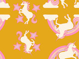 PREORDER Sticker Book -Unicorn Rainbow- Goldenrod RS3118 11 by Kimberly Kight- Ruby Star-Moda - 1/2 Yard