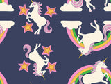 PREORDER Sticker Book -Unicorn Rainbow- Bluebell RS3118 16 by Kimberly Kight- Ruby Star-Moda - 1/2 Yard
