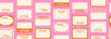 PREORDER Sticker Book -Hello My Name Is- Flamingo RS3120 13 by Kimberly Kight- Ruby Star-Moda - 1/2 Yard
