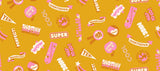 PREORDER Sticker Book -Reward Stickers- Goldenrod RS3122 13 by Kimberly Kight- Ruby Star-Moda - 1/2 Yard