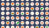 PREORDER Sticker Book -Mini Stickers- Bluebell RS3123 16 by Kimberly Kight- Ruby Star-Moda - 1/2 Yard