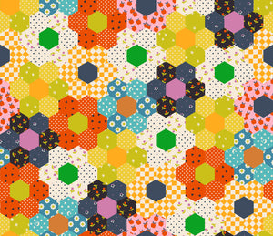 PREORDER Catnap Flower Garden Warm Red RS4130 13 by Alexia Abegg for Ruby Star Society-Moda- 1/2 Yard