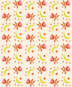 PREORDER Catnap Moonflower Natural RS4133 11 by Alexia Abegg for Ruby Star Society-Moda- 1/2 Yard