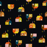 Mystic Fable Little House Soft Black RS4146 14 by Alexia Abegg for Ruby Star Society- 1/2 Yard