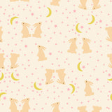 Mystic Fable Bunnies Natural RS4147 11 by Alexia Abegg for Ruby Star Society- 1/2 Yard
