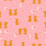Mystic Fable Bunnies Rosebud RS4147 13 by Alexia Abegg for Ruby Star Society- 1/2 Yard