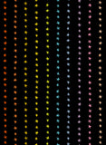 PREORDER Daisy Days - Starry Stripe- Multi on Black RS4175 18 by Alexia Abegg- Ruby Star Society- Moda- 1/2 Yard