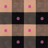 PREORDER Warp & Weft Daisy Days- Parque Plaid Dots- Black RS4185 11  by Alexia Abegg- Ruby Star Society- Moda- 1/2 Yard