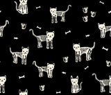 PREORDER Boo Valley - My Pet Skeleton- Black RS4194 15 by Alexia Abegg for Ruby Star Society- Moda - 1/2 Yard