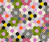 PREORDER Boo Valley - Halloween Hexie Patchwork- Sarah Green RS4197 11 by Alexia Abegg for Ruby Star Society- Moda - 1/2 Yard