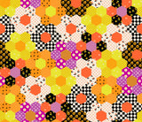 PREORDER Boo Valley - Halloween Hexie Patchwork- Cheddar RS4197 12 by Alexia Abegg for Ruby Star Society- Moda - 1/2 Yard