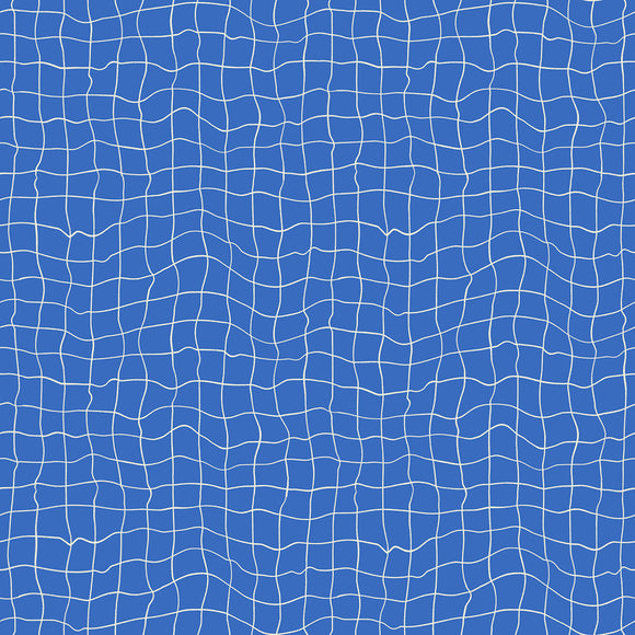 Water Pool Tiles Royal Blue RS5131 16 by Ruby Star Society-Moda- Half Yard