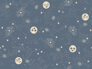 Good Spirits Wise Moons Ghostly RS5136 12 Ruby Star- Moda- 1/2 yard