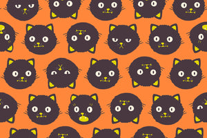 Good Spirits Scaredy Cats Pumpkin RS5137 12G Ruby Star- Moda- 1/2 yard