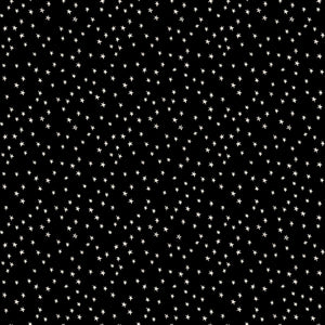 Good Spirits Starry Black RS5142 16 Ruby Star- Moda- 1/2 yard