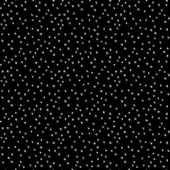 Good Spirits Starry Black RS5142 16 Ruby Star- Moda- 1/2 yard