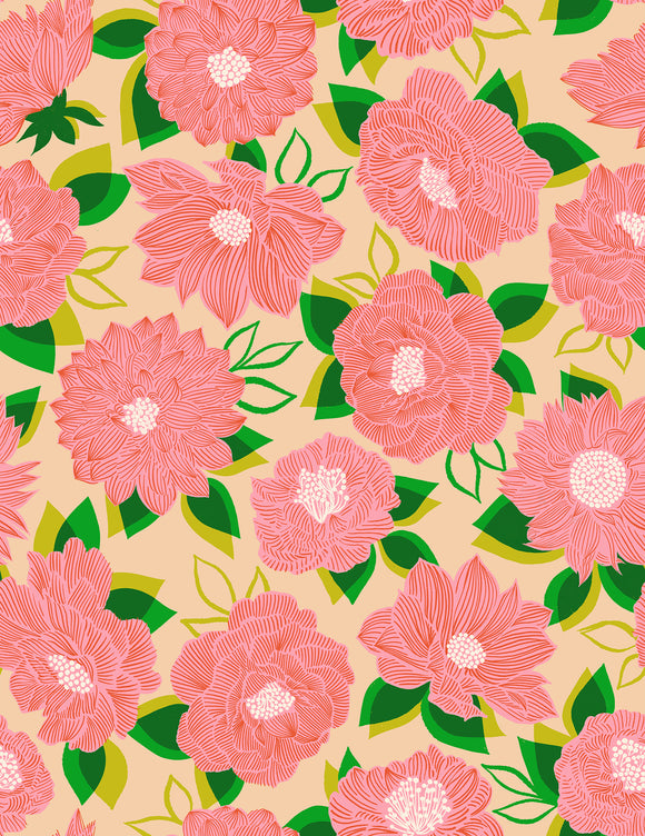 Favorite Flowers Blooming Floral Sorbet RS5143 13 By  Ruby Star Society- Moda- 1/2 yard