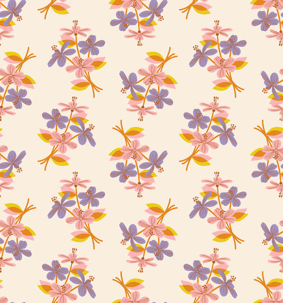 Favorite Flowers Nosegay  Natural RS5144 11 By  Ruby Star Society- Moda- 1/2 yard