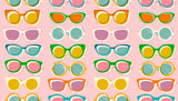 Poolside Too Shade Sunglasses Cotton Candy RS5200 12 by Ruby Star Society- Moda- 1/2 Yard