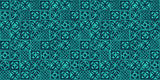 Poolside Too Architectural Blocks Peacock RS5201 16 by Ruby Star Society- Moda- 1/2 Yard