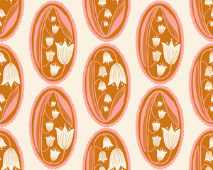 Endpaper Lily of the Cameo Natural RS6042 11 by Jen Hewett  -  Ruby Star Society-Moda- 1/2 Yard