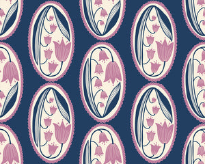 Endpaper Lily of the Cameo Bluebell RS6042 16 by Jen Hewett  -  Ruby Star Society-Moda- 1/2 Yard