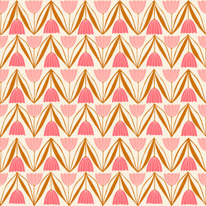 Endpaper Tulips Natural RS6043 12 by Jen Hewett  -  Ruby Star Society-Moda- 1/2 Yard