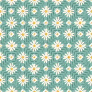 Endpaper Vintage Flowers Water RS6044 15 by Jen Hewett  -  Ruby Star Society-Moda- 1/2 Yard