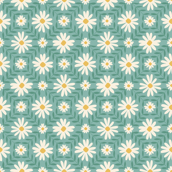 Endpaper Vintage Flowers Water RS6044 15 by Jen Hewett  -  Ruby Star Society-Moda- 1/2 Yard