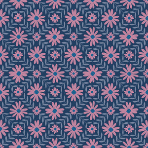 Endpaper Vintage Flowers Bluebell RS6044 17 by Jen Hewett  -  Ruby Star Society-Moda- 1/2 Yard