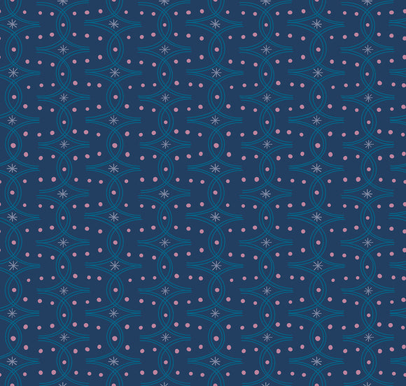 Endpaper Geometric Bluebell RS6045 14 by Jen Hewett  -  Ruby Star Society-Moda- 1/2 Yard