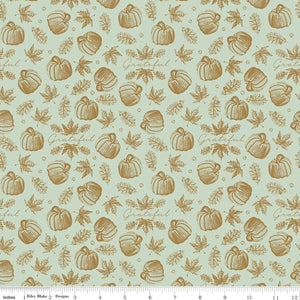 Shades of Autumn Icons C13475-TEA GREEN SPARKLE -Riley Blake Designs-