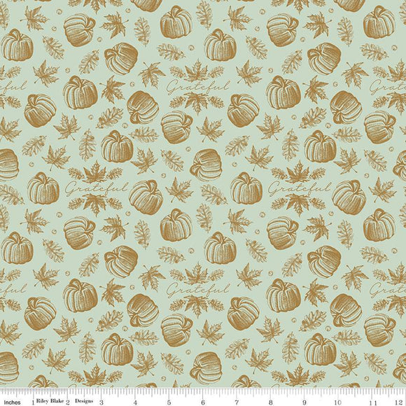 Shades of Autumn Icons C13475-TEA GREEN SPARKLE -Riley Blake Designs-