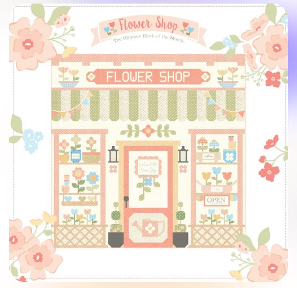 PREORDER Flower Shop Quilt Kit in Dainty Meadow by Heather Briggs - 75 X 75 