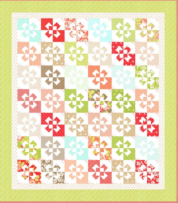 Dragonfly Quilt Kit using Jelly and Jam by Fig Tree- Moda- 64