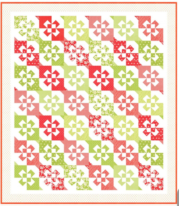 Garlands Dragonfly Quilt Kit using Jelly and Jam by Fig Tree- Moda- 64