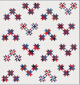 PREORDER Flyover Quilt Kit in Magic Dots fabrics by Lella Boutique - Moda- 72 " x 90"