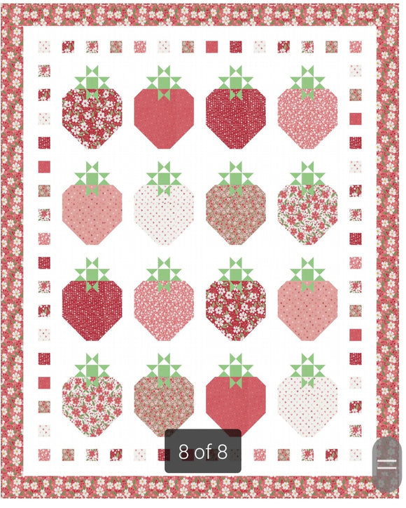 PREORDER Just Add Shortcake Quilt Kit using Love Blooms by Lella Boutique- Moda- 66