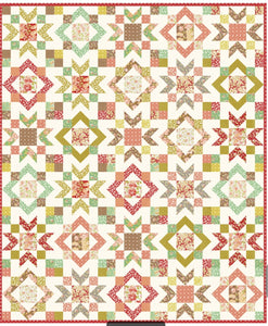 PREORDER Pheobe Quilt Kit using the Portofino Collection Fig Tree- Moda-60" X 72"