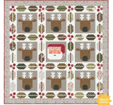 PREORDER Christmas Crew Quilt Kit using Berry and Pine by Lella Boutique- Moda- 72 X 72"