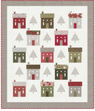 PREORDER Holiday House Quilt Kit using Berry and Pine by Lella Boutique- Moda- 71 X 82"