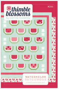 PREORDER Watermelon Patchwork Quilt Kit - Summertime by Camille Roskelley - Moda- 58x66