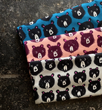 Teddy And The Bears Canvas Steel RS2110 19L by Sarah Watts for Ruby Star Society- Moda- 1/2 yard