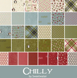 SAMPLE SPREE Chilly Fat Quarter Bundle 55710AB by Sweetwater- Moda- 32 Prints